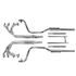 Stainless Steel Exhaust System Including Manifolds - H Pipe - 2 Box - RB7264