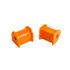 Anti Roll Bar D Bush Set Rear (M19 bolt) Dynamic Orange 1DB - RBX101710PBO - Polybush