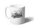 Discovery 3 2004-2009 (dark shading) MUG - Black and White with Reg - RD1090BWMUG