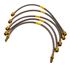 Brake Hose Kit Braided S/Steel plus 40mm - RD1101BPEXT - Britpart