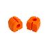 Anti Roll Bar D Bush Rear 24mm Dynamic Orange 1CK - RGB000054PBO - Polybush