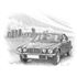 Jaguar XJ6 / XJ12 Saloon Series 2 ’73-’79 Portrait B/W - RJ1174BW