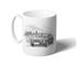 Jaguar XJ6 / XJ12 Saloon Series 2 ’73-’79 Mug B/W Inc Reg - RJ1174BWMUG