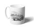 Jaguar XJ6 / XJ12 Saloon Series 3 ’79-’86 Mug B/W Inc Reg - RJ1175BWMUG