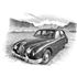 Jaguar MK1 Saloon ’55-’59 Portrait B/W - RJ1177BW