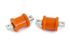 Shock Absorber Front Lower Bush Set Dynamic Orange 1AT - ROA100040PBO - Polybush