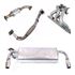 Exhaust System Mild/Steel MGF-TF from VIN YD522573 - RP1162