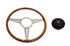 Moto-Lita Steering Wheel & Boss Kit - 14 Inch Wood - Flat With Slots - Thick Grip - RP1679TG