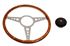 Moto-Lita Steering Wheel & Boss Kit - 14 Inch Wood - Flat With Holes - Thick Grip - RP1767TG