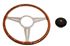 Moto-Lita Steering Wheel & Boss Kit - 14 Inch Wood - Flat With Slots - Thick Grip - RP1768TG