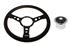 Vinyl 14 Inch Steering Wheel With Black Centre - Polished Boss - RP1777A - Mountney