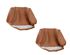 Headrest "pear" Shaped Autumn Leaf Covers Only - RP2051
