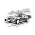 MG ZS 180 Mk2 with Large Spoiler Personalised Portrait in Black & White - RP2216BW