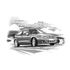 Rover 200 BRM LE Personalised Portrait in Black & White - RP2235BW