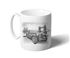 MG TA Roadster ’36-’39 Mug B/W Inc Reg - RP3142BWMUG