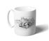 MG TD Roadster ’49-’53 Mug B/W Inc Reg - RP3144BWMUG