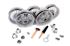 MWS Centre Lock Wire Wheels - Silver Painted Conversion Kit - 5.5 x 15 with Octagonal Centres - RR1004PEC