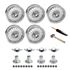 Wire Wheel Conversion Kit 5.5 x 14" (MWS Centre Lock Tubeless Chrome Wheels) 2 Eared Spinners - RS1087C