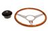Moto-Lita Steering Wheel & Boss - 14 inch Wood - Slotted Spokes - Dished - RS1538DS