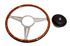 Moto-Lita Steering Wheel & Boss - 14 inch Wood - Slotted Spokes - Flat - RS1538FS