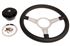 Moto-Lita Steering Wheel & Boss - 14 inch Leather - Slotted Spokes - Dished - RS1539DS