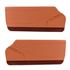 Door Trim Panels - Pair - Full Leather - Tan - RS1619TAN