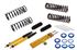 Spax KSX Front Insert and Rear Shock Absorber Kit - Adjustable On Car - Inc. Springs - Strut Gaiters - Poly Insulators - RS2008SPAXPL