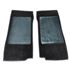 Triumph Stag Front Footwell Overmats RHD - Pair - Deluxe - Black - RS2048BLACK