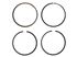 Piston Ring Set Standard (Per Piston) - RTC2408H - Hastings