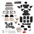 Vitesse Complete Interior Trim Kit - Black - 1600 Saloon RHD - RV6074BLACK