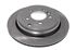 Brake Disc Rear (single) Vented 325mm - LR189033P - Aftermarket