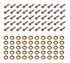 Interior Trim Screw Kit - Chrome - TSK102 - Genuine