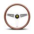 Steering Wheel - California Heritagepolished Spokes/Wood 360mm - RX2457 - MOMO