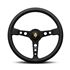 Steering Wheel - Prototipo Black Spoke/Black Leather 370mm - RX2464 - MOMO