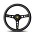 Steering Wheel - Prototipo Heritage Black Spoke/Black Leather 350mm - RX2467 - MOMO