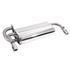 Rear Assembly Exhaust System - Oval Tailpipes - Stainless Steel (Standard) to VIN YD522572 - WCE103450SS