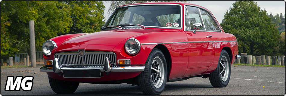 Red MGB GT