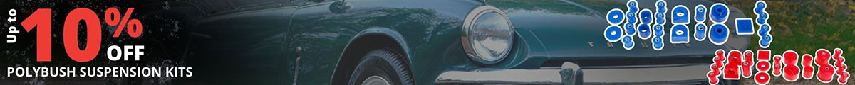 Up to 10% Off Triumph Polybush Suspension Kits