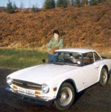Bill and TR6 1979