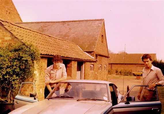 Bill & Graham at the Brant Broughton Premises in 1982