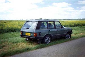 Graham's 1st Range Rover shortly before launching the Range Rover Catalogue 1999