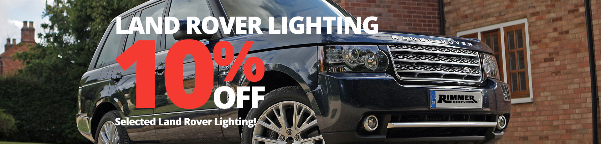 10% off Selected Land Rover Lighting