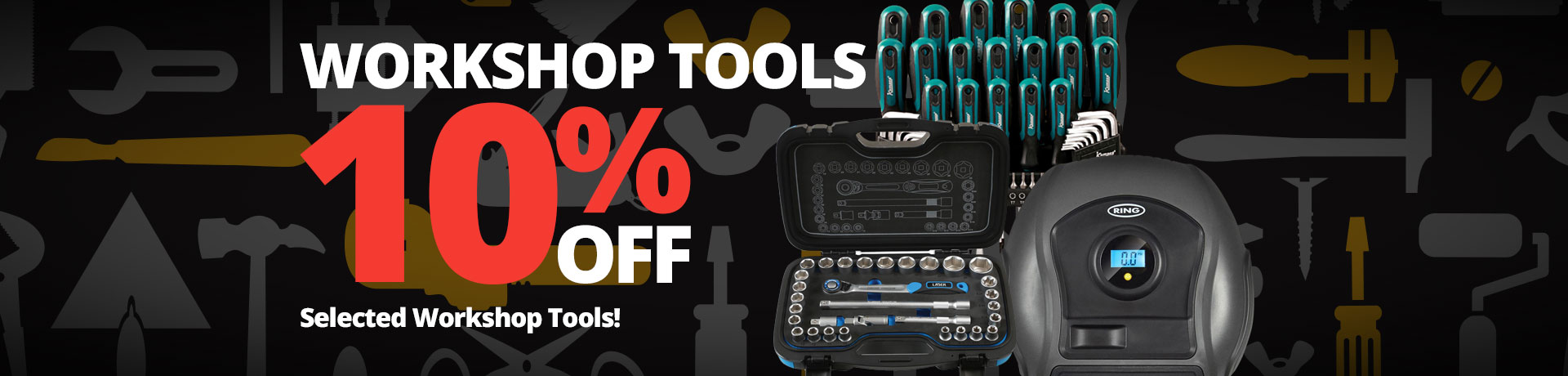 10% off Workshop Tools