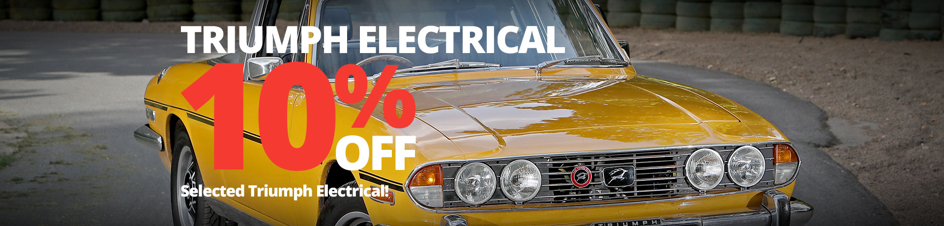 10% off Selected Triumph Electrical