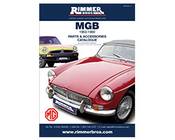 Rimmer Bros MGB & MGB GT Catalogue