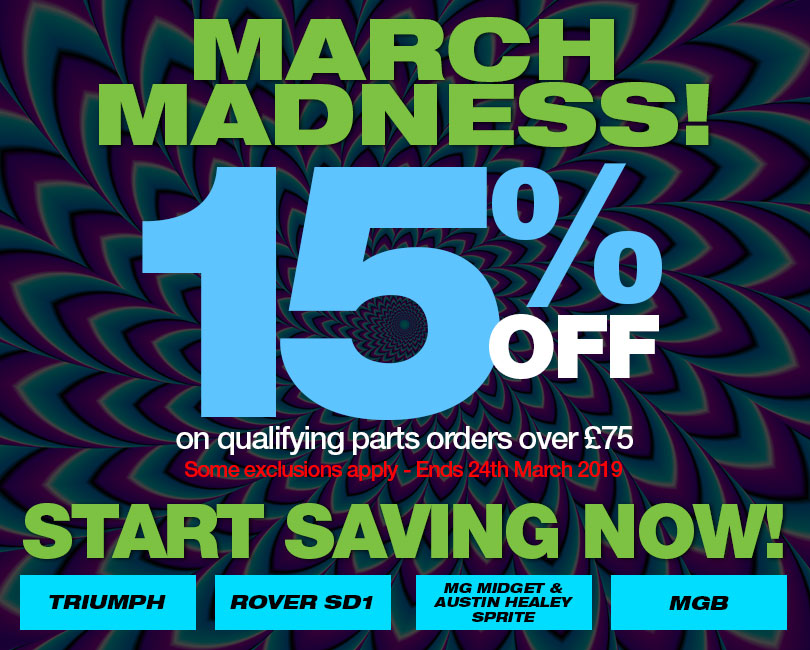 March Madness 15% Off - some exclusions apply