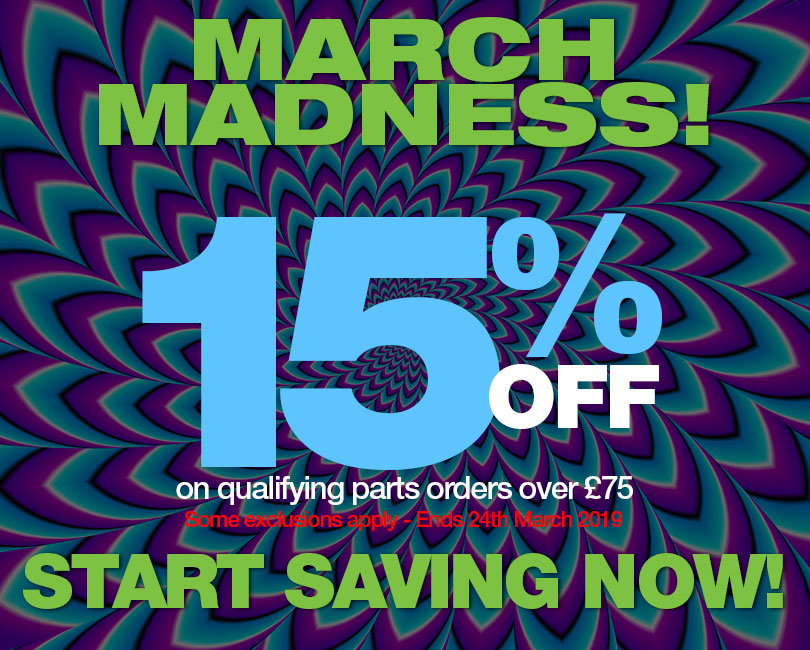 March Madness 15% Off - some exclusions apply